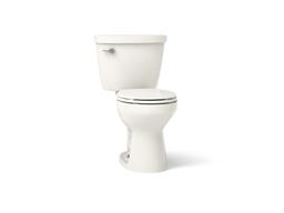 Cimarron ContinuousClean ST two-piece round-front toilet, 1.28 gpf - image 1