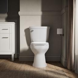 Cimarron Two-piece round-front toilet, 1.28 gpf - image 4