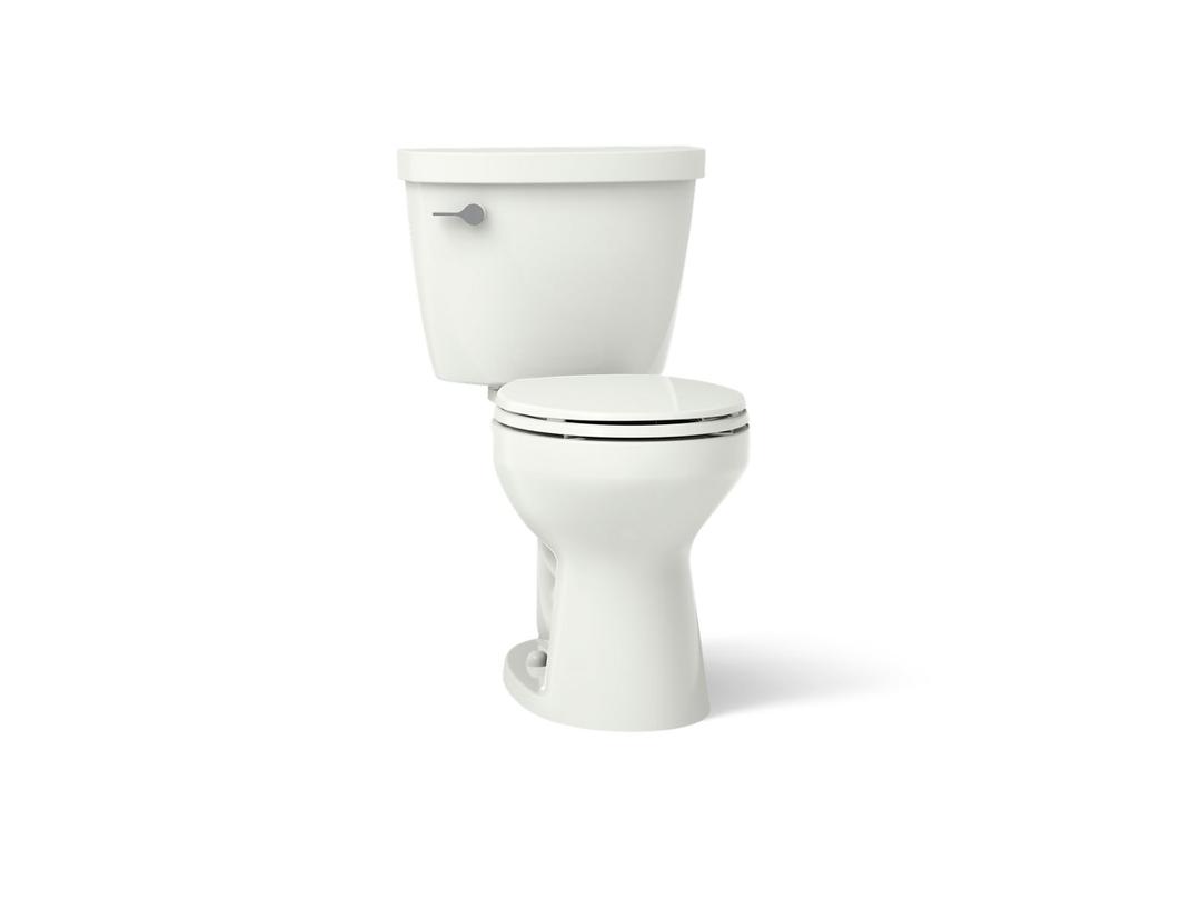 Cimarron Two-piece round-front toilet, 1.28 gpf by Kohler