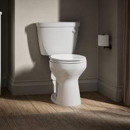 Cimarron Two-piece round-front toilet, 1.28 gpf - image 2