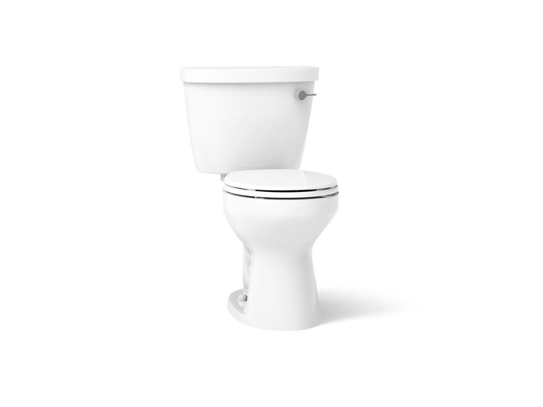 Cimarron Two-piece round-front toilet, 1.28 gpf by Kohler