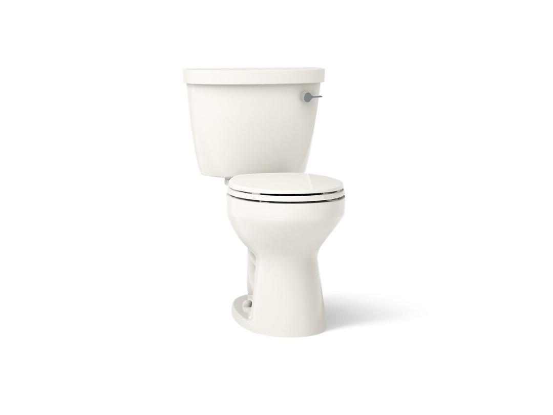Cimarron Two-piece round-front toilet, 1.28 gpf by Kohler