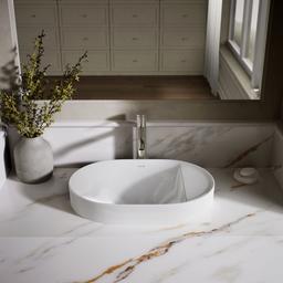 Chalice 22-3/4'' oval vessel bathroom sink - image 9