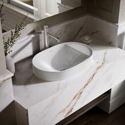 Chalice 22-3/4'' oval vessel bathroom sink - image 2