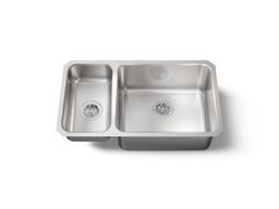 Undertone 31-1/2'' undermount double-bowl kitchen sink - Stainless Steel - image 1