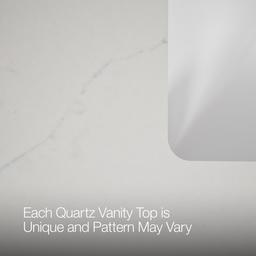 CalpaE 36'' bathroom vanity cabinet with sink and quartz top - image 6