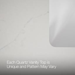 CalpaE 36'' bathroom vanity cabinet with sink and quartz top - image 6