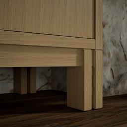 30'' bathroom vanity cabinet with sink and quartz top - image 7