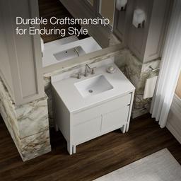 SoliveE 36'' bathroom vanity cabinet with sink and quartz top - image 12