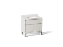 SoliveE 36'' bathroom vanity cabinet with sink and quartz top - image 1