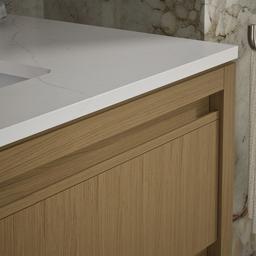 SoliveE 36'' bathroom vanity cabinet with sink and quartz top - image 7