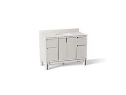 48'' bathroom vanity cabinet with sink and quartz top - image 1