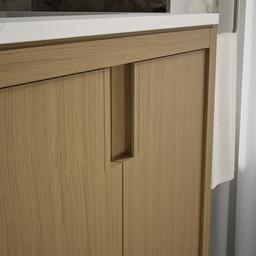 SoliveE 60'' bathroom vanity cabinet with sinks and quartz top - image 9