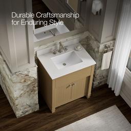 AlouetteE 30'' bathroom vanity cabinet with sink and quartz top - image 12