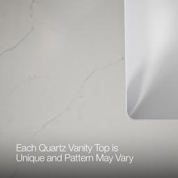 AlouetteE 48'' bathroom vanity cabinet with sink and quartz top - image 6