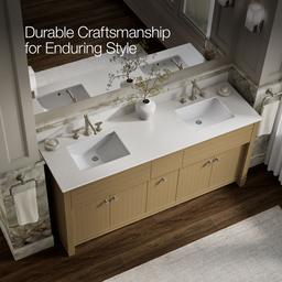 AlouetteE 72'' bathroom vanity cabinet with sinks and quartz top - image 12