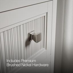 Hearthaven 24'' bathroom vanity cabinet with sink and quartz top - image 7