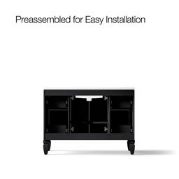 Hearthaven 48'' bathroom vanity cabinet with sink and quartz top - image 11