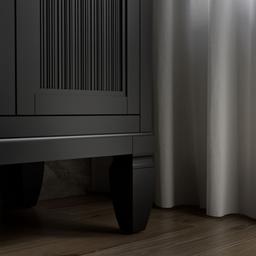 Hearthaven 60'' bathroom vanity cabinet with sinks and quartz top - image 9