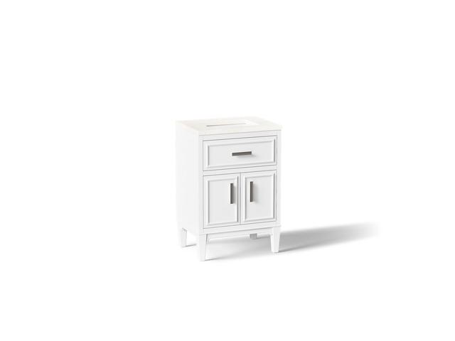Southerk 24'' bathroom vanity cabinet with sink and quartz top