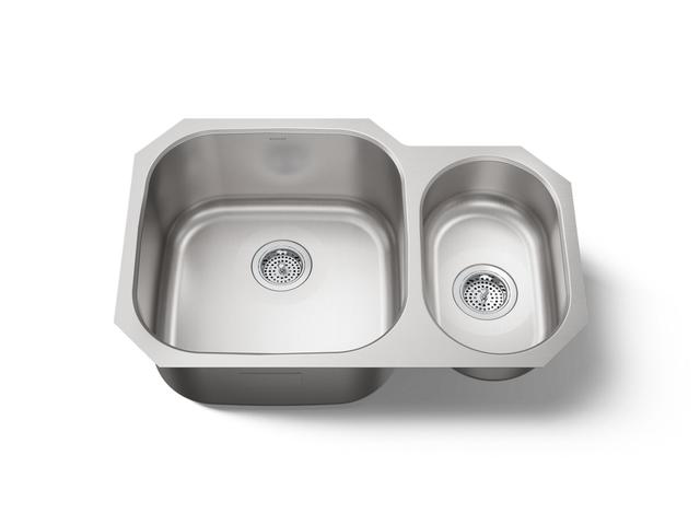 Undertone 30-3/4'' undermount double-bowl kitchen sink - Stainless Steel
