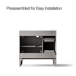 Seer 36'' bathroom vanity cabinet with sink and quartz top - image 11