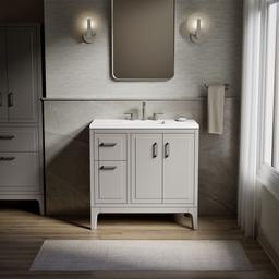 Seer 36'' bathroom vanity cabinet with sink and quartz top - image 2