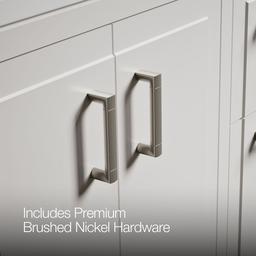 Seer 48'' bathroom vanity cabinet with sink and quartz top - image 8