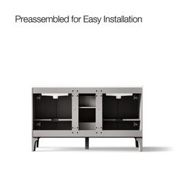 Seer 60'' bathroom vanity cabinet with sinks and quartz top - image 11