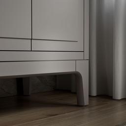 Seer 60'' bathroom vanity cabinet with sinks and quartz top - image 9