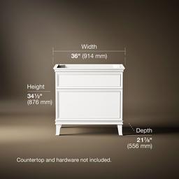 ArtifactsE 36'' bathroom vanity cabinet - image 3