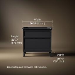 ArtifactsE 36'' bathroom vanity cabinet - image 3