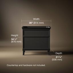 ArtifactsE 36'' bathroom vanity cabinet - image 3