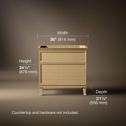 ArtifactsE 36'' bathroom vanity cabinet - image 3