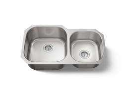 Undertone 35-1/4 undermount double-bowl kitchen sink - Stainless Steel - image 1