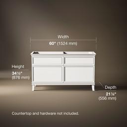 ArtifactsE 60'' bathroom vanity cabinet - image 3