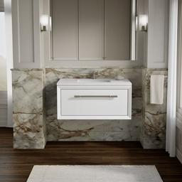 Enivo 36'' wall-hung bathroom vanity cabinet - image 2