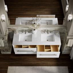 Enivo 60'' wall-hung bathroom vanity cabinet - image 11