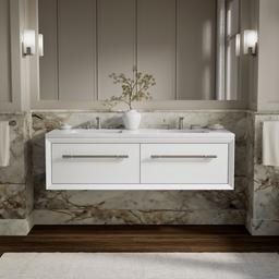 Enivo 60'' wall-hung bathroom vanity cabinet - image 2