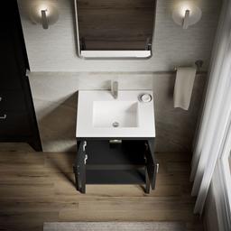 Winnow 24'' bathroom vanity cabinet with sink and quartz top - image 10