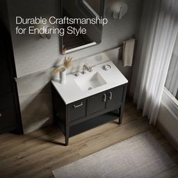 Winnow 36'' bathroom vanity cabinet with sink and quartz top - image 12