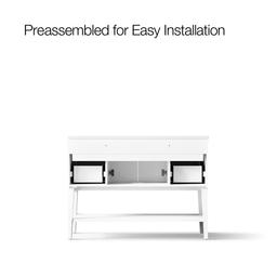 Winnow 48'' bathroom vanity cabinet with sink and quartz top - image 10