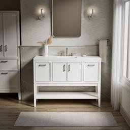 Winnow 48'' bathroom vanity cabinet with sink and quartz top - image 2