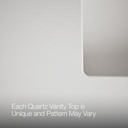 Winnow 60'' bathroom vanity cabinet with sinks and quartz top - image 6