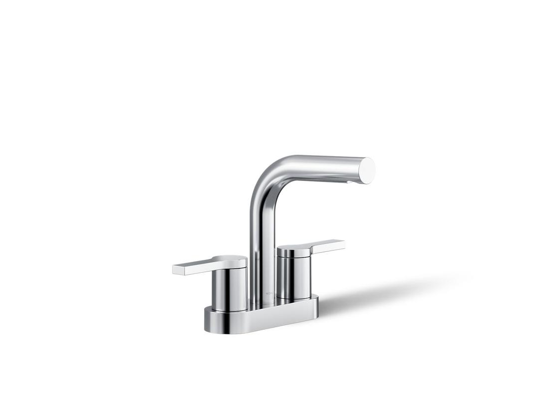 Elate Centerset bathroom sink faucet, 1.2 gpm - Polished Chrome by Kohler