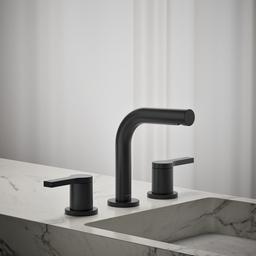 Elate Widespread bathroom sink faucet, 1.2 gpm - Matte Black - image 2