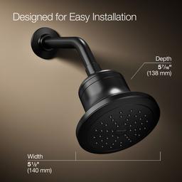 CinqE Round single-function filtered showerhead, 1.75 gpm - image 3