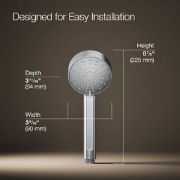 Elate Three-Function Handshower 2.5 GPM - Polished Chrome - image 3