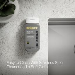 Kohler Strive Kitchen Sink | 32" | Undermount | Double-Equal-Bowl | Smart Divide - Stainless Steel - image 4