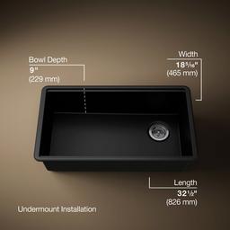 BillingsE 32-1/2'' undermount single-bowl kitchen sink - image 3